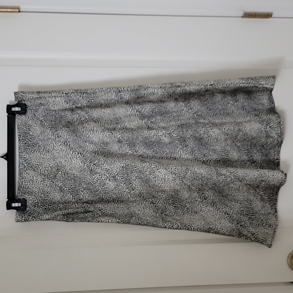 Azalea Size Unknown Black White Animal Print Slip Skirt, Gently Used Condition